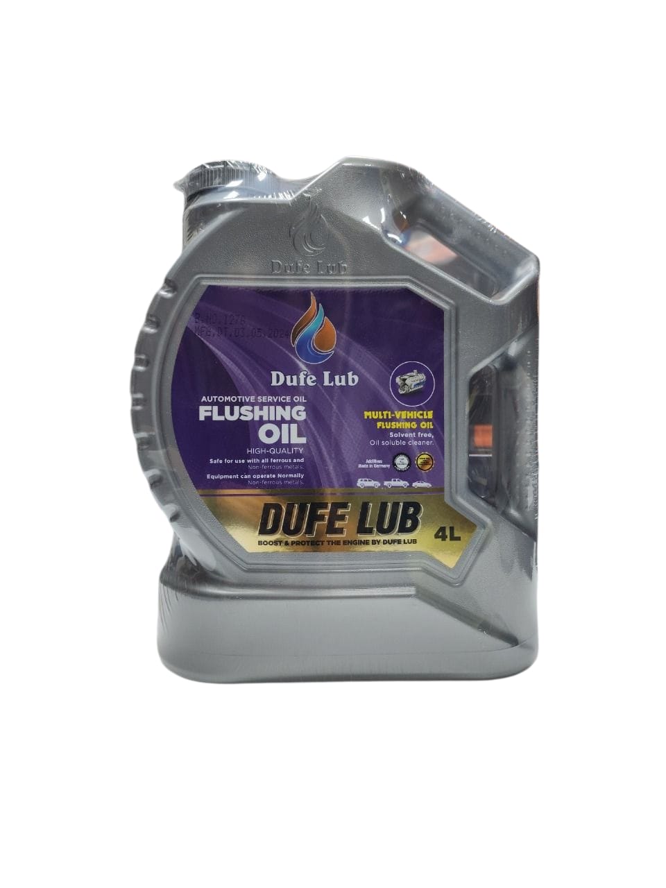automotive service oil flushing dufe lub 4l